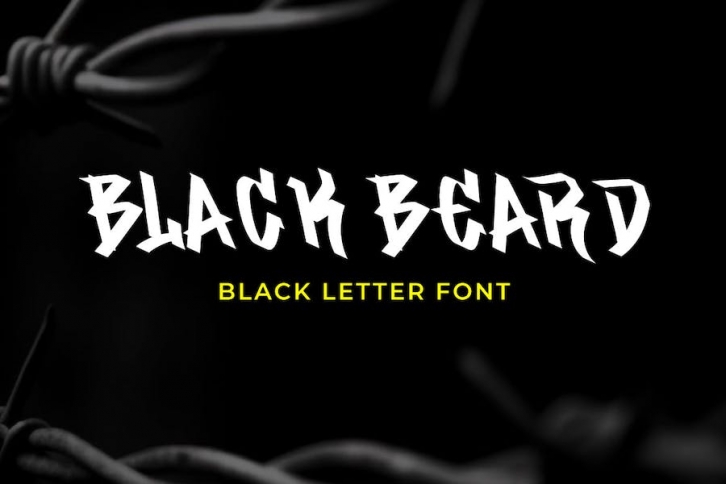 Black Beard - Black Letter Font Font Download