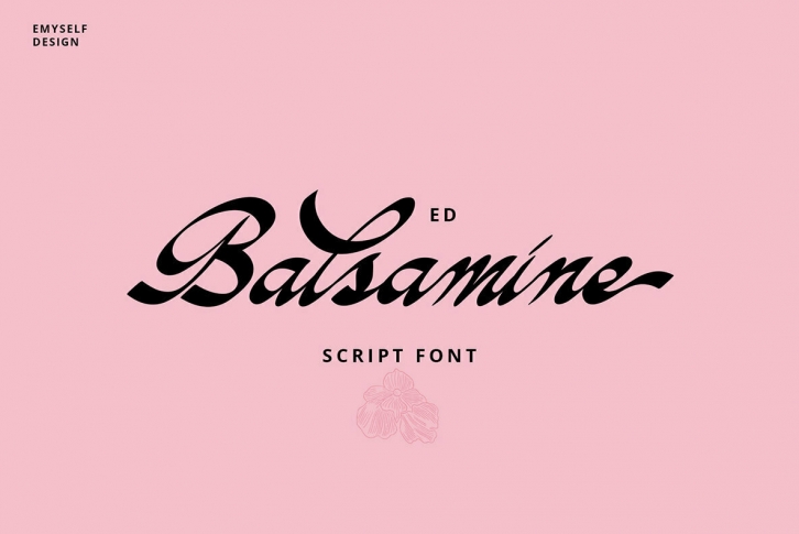 ED Balsamine Font Font Download