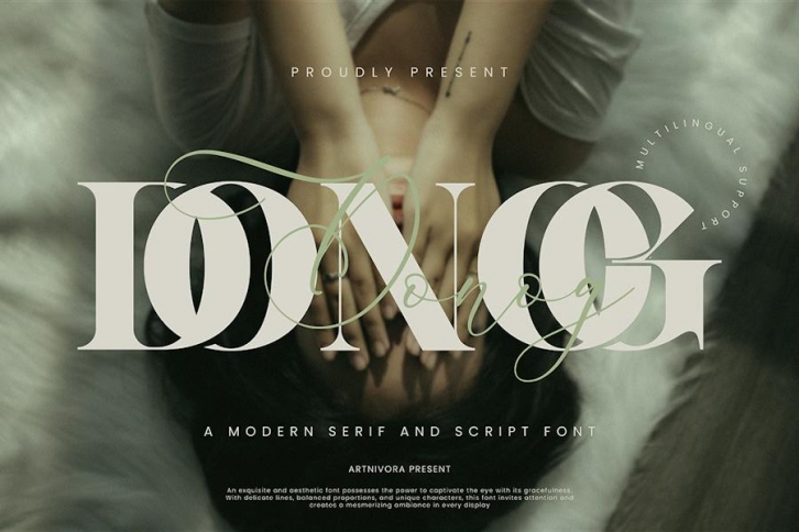 Donog - Modern Serif and Script Font Font Download