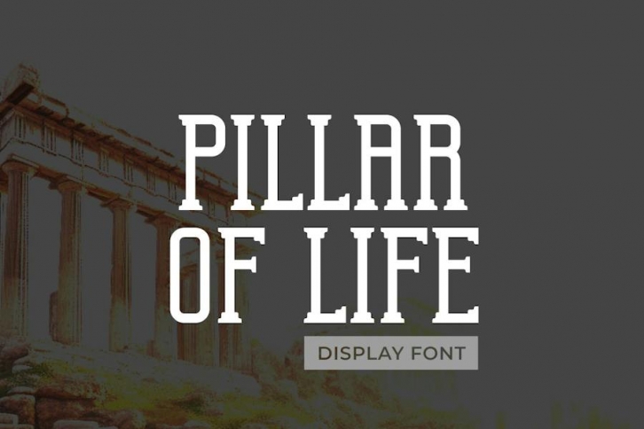 Pillar Of Life - Display Font Font Download