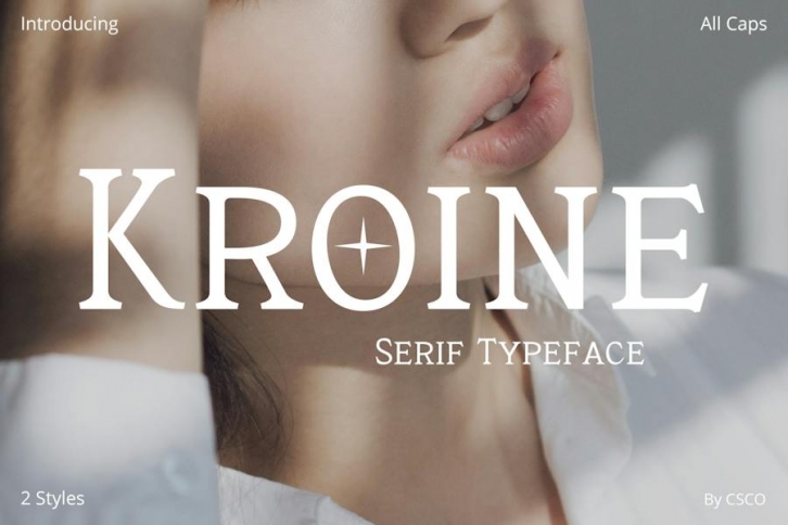 Kroine – Serif Typeface Font Download