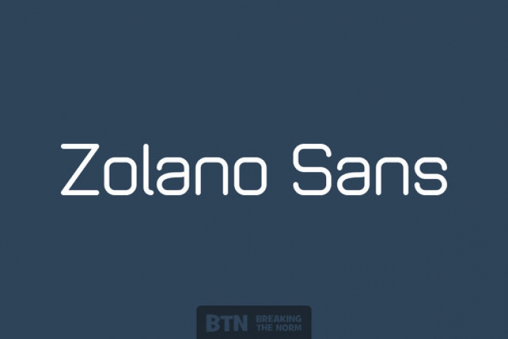 Zolano Sans Font Font Download