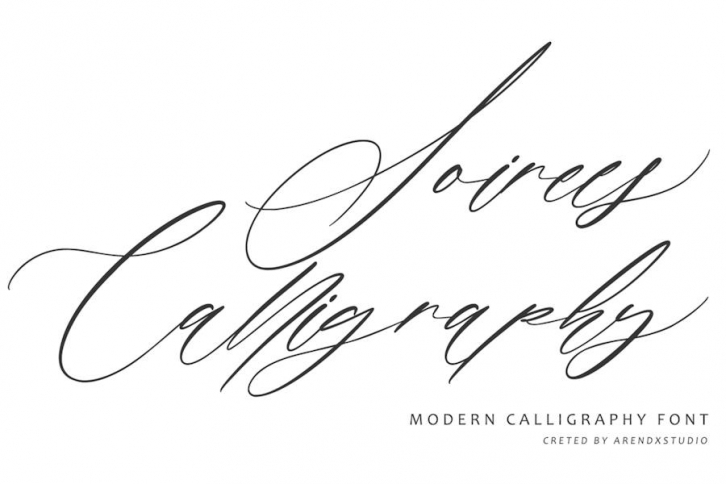Soirees - Calligraphy Font Font Download