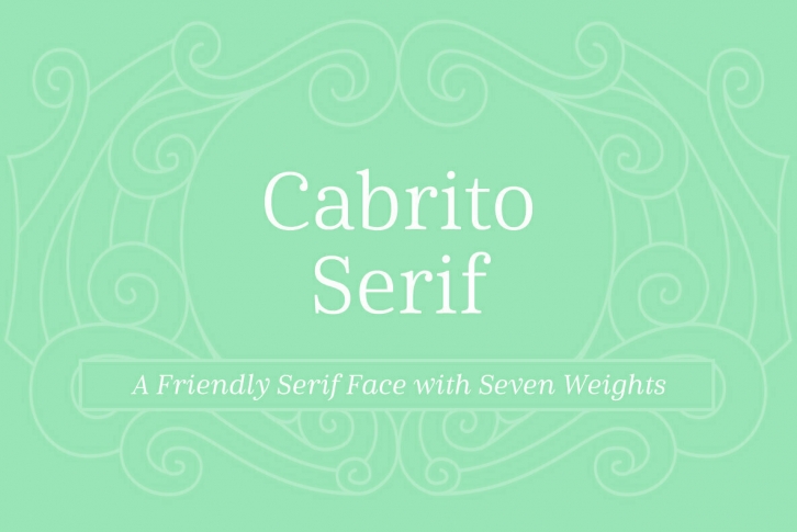 Cabrito Serif Font Font Download