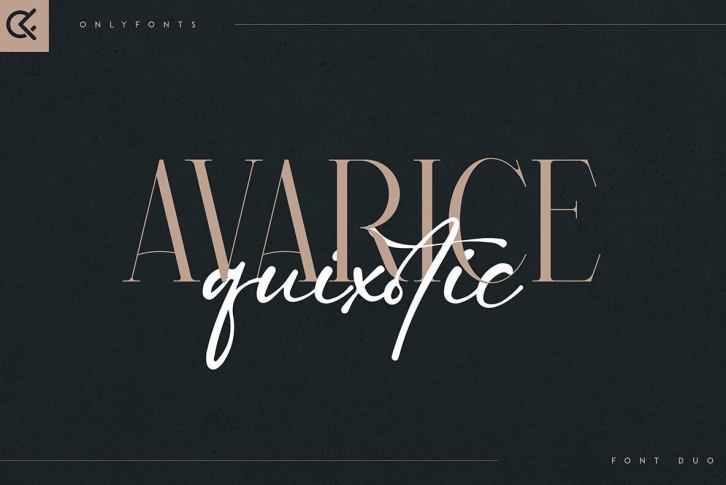 Avarice and Quixotic Font Font Download