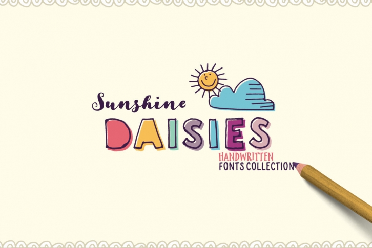 Sunshine Daisies Font Font Download