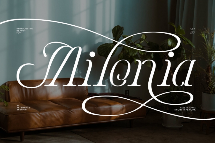 Milonia Font Font Download
