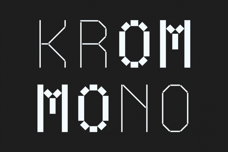 Krom Mono Font Font Download