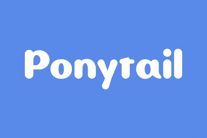 Ponytail Font Font Download