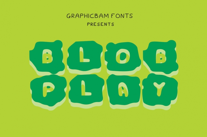 Blob Play Font Font Download
