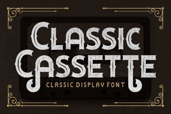 Classic Cassette Font Font Download