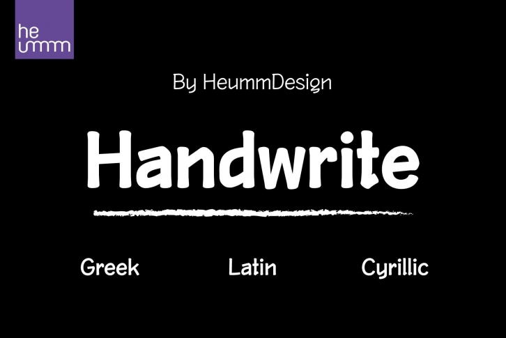 HU Handwrite Font Font Download