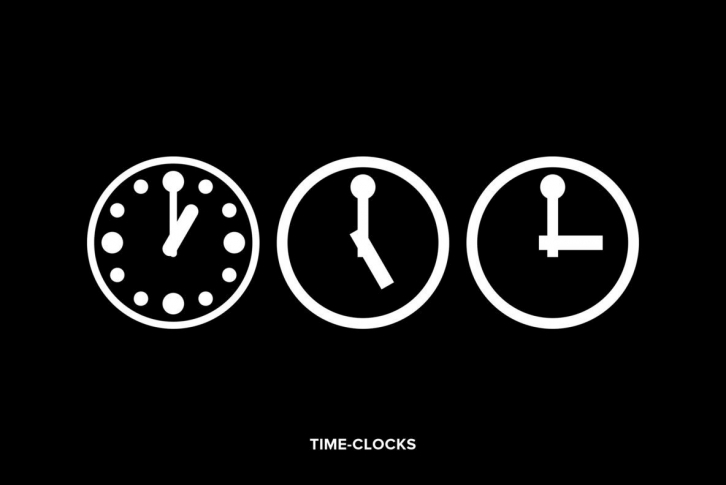 Time Clocks Font Font Download