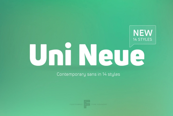 Uni Neue Font Font Download