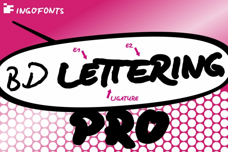 BD Lettering Pro Font Font Download