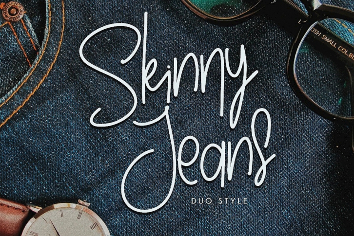 Skinny Jeans Font Font Download