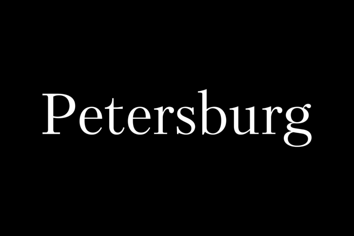 Petersburg Font Font Download