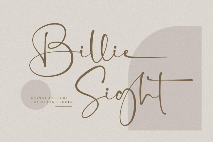 Billie Sight Font Font Download