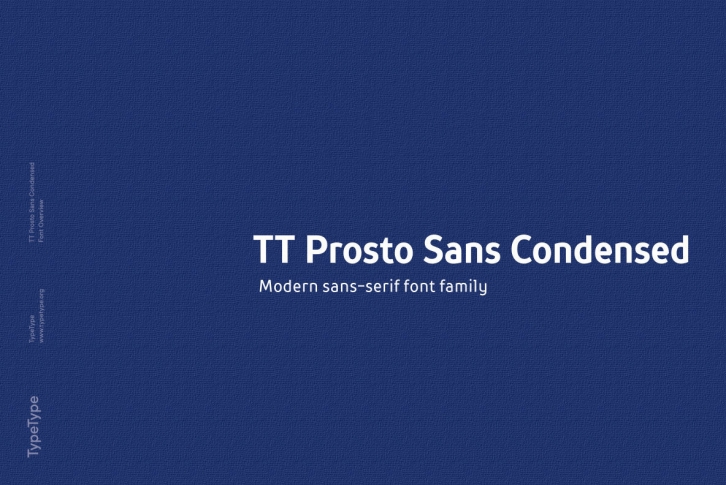TT Prosto Sans Condensed Font Font Download