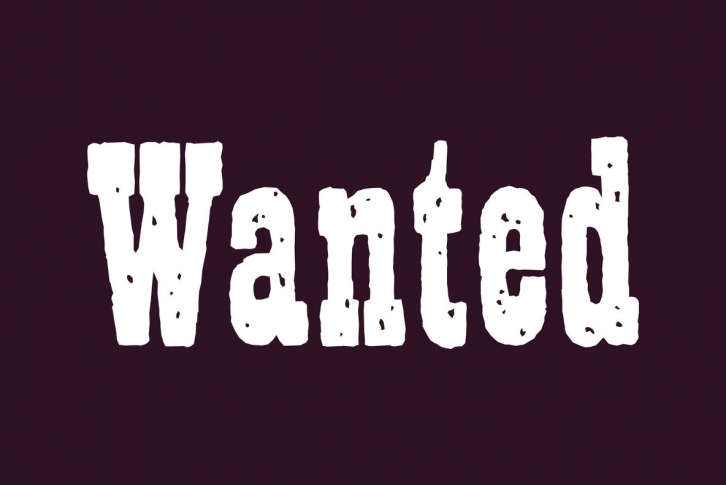 Wanted Font Font Download