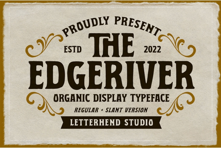 The Edgeriver Font Font Download