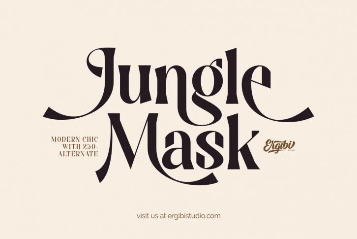 Jungle Mask Font Font Download