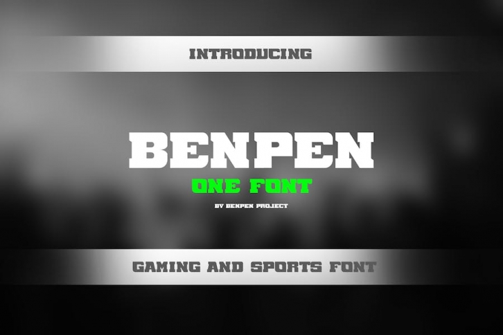 Benpen One Font Font Download