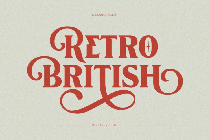 Retro British - Logo Font Font Download