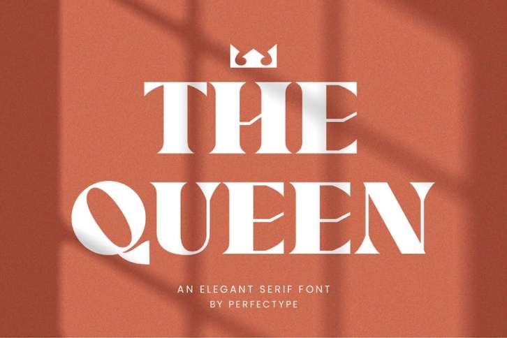 The Queen Elegant Serif Font Typeface Font Download