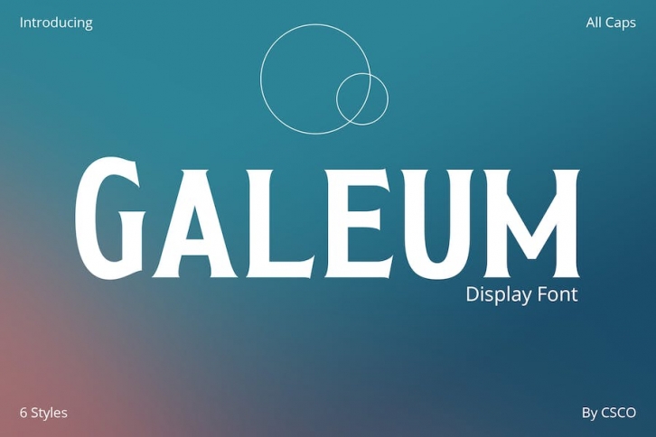 Galeum – Display Serif Font Download