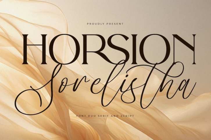 Horsion Sorelistha Font Duo Font Download