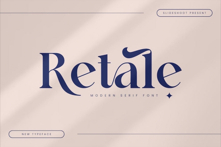 Retale Modern Serif Font Font Download