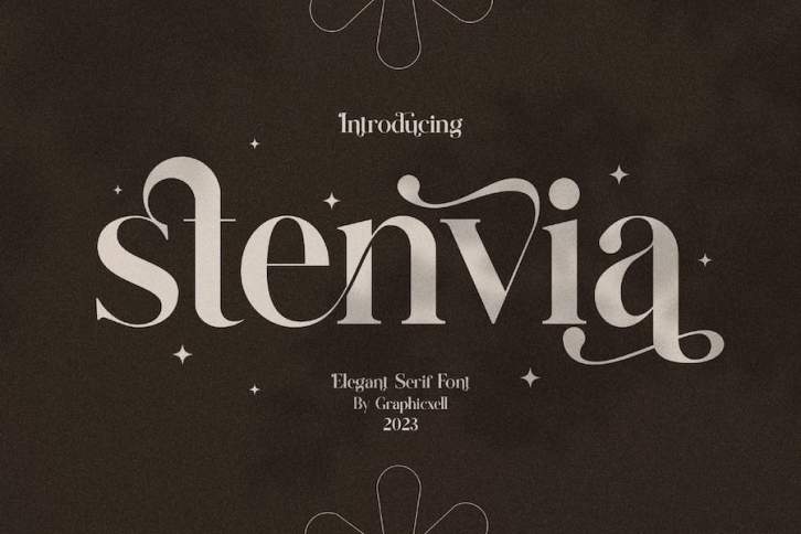 Stenvia Ligature Serif Font Typeface Font Download