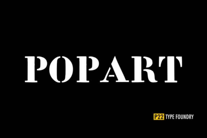 P22 Pop Art Set Font Font Download