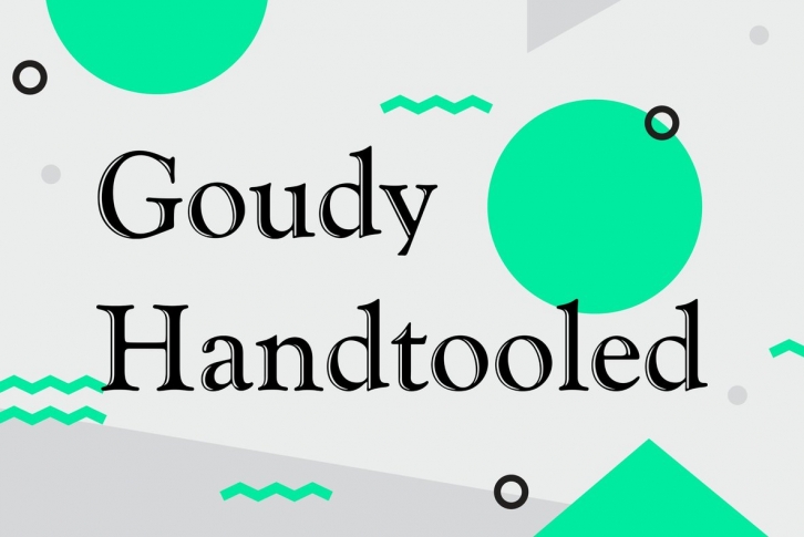 Goudy Handtooled Font Font Download