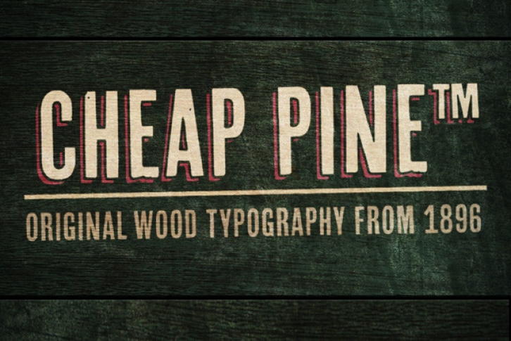 Cheap Pine Font Font Download