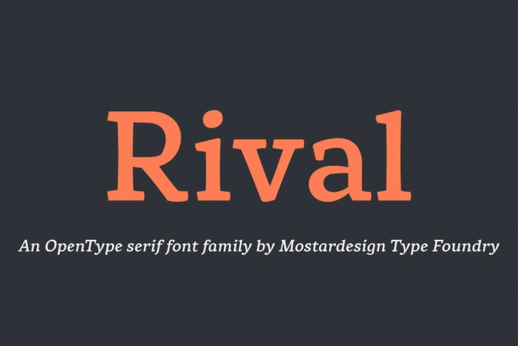 Rival Font Font Download