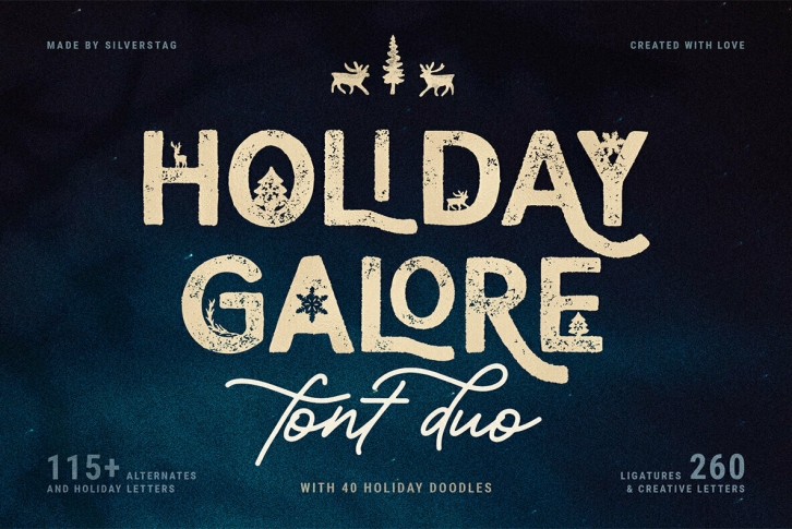 Holiday Galore Duo Font Download