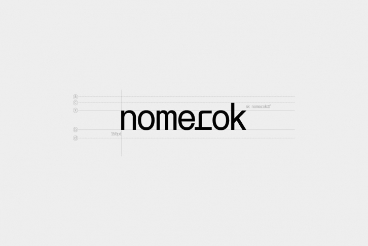 SK Nomerok Font Font Download