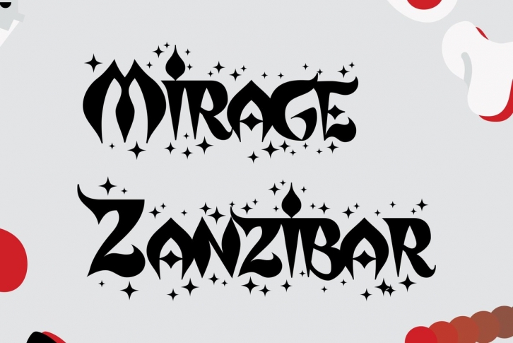 Mirage Zanzibar Font Font Download