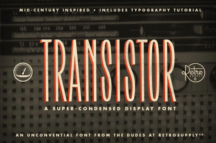 Transistor Font Font Download