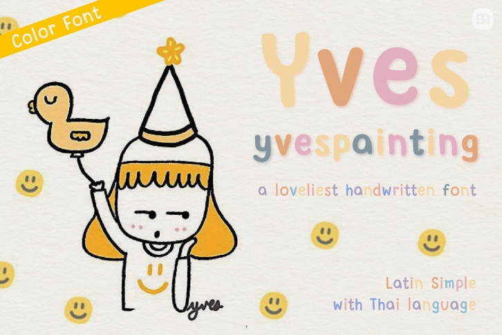 Yves_yvespainting Font Font Download