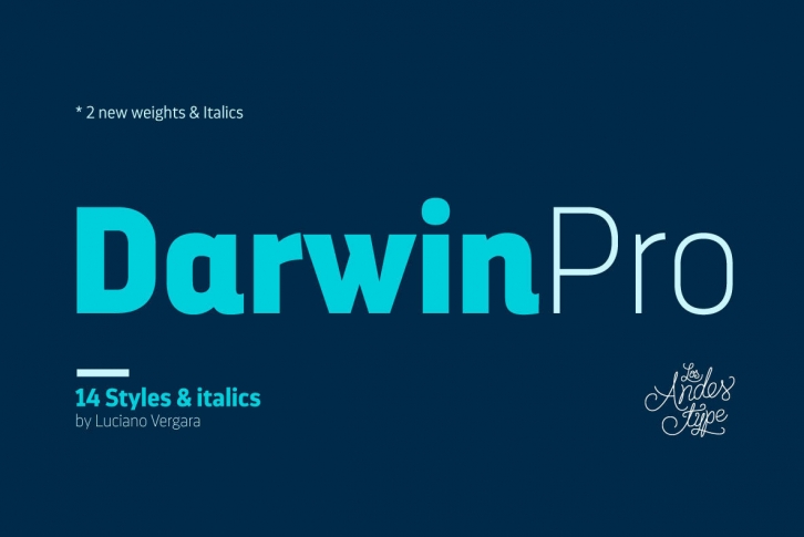 Darwin Pro Font Font Download