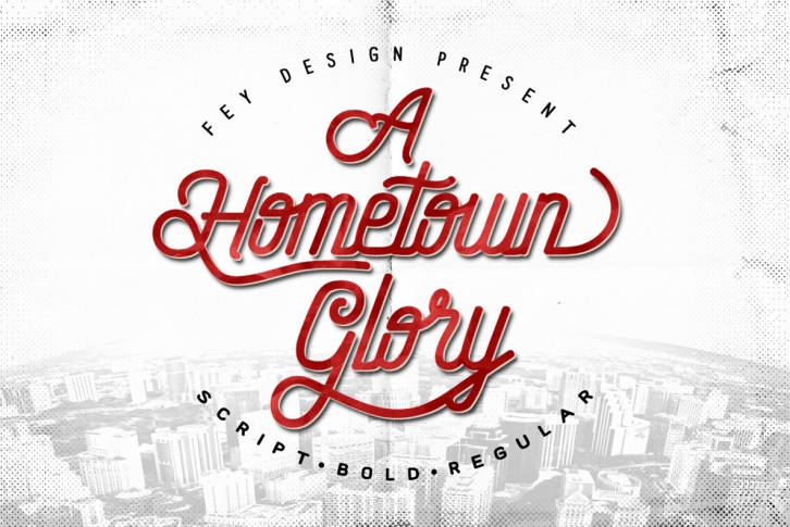 Hometown Family Font Font Download