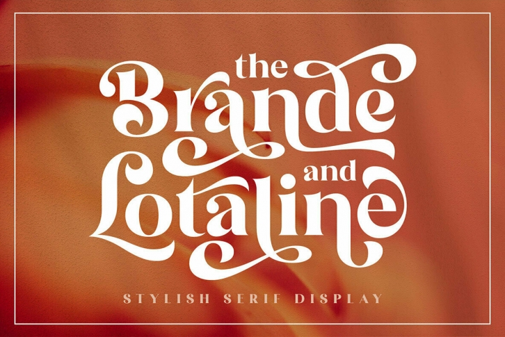 The Brande and Lotaline Font Font Download