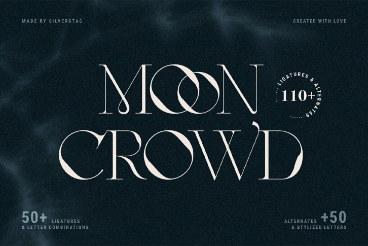 MOON CROWD Font Font Download