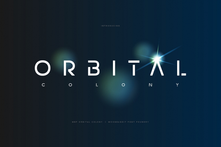 MBF Orbital Colony Font Font Download