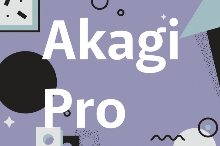 Akagi Pro Font Font Download
