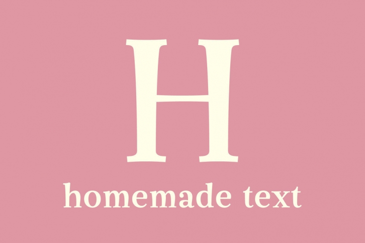 Homemade Text Font Font Download