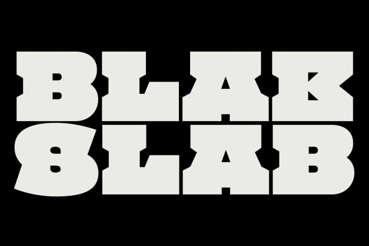 Blak Slab Font Font Download